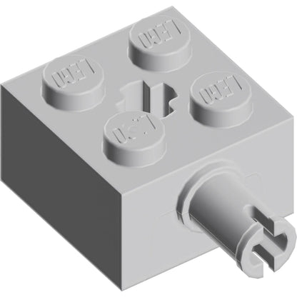 Part 6232 - Brick, Modified 2 x 2 with Pin and Axle Hole