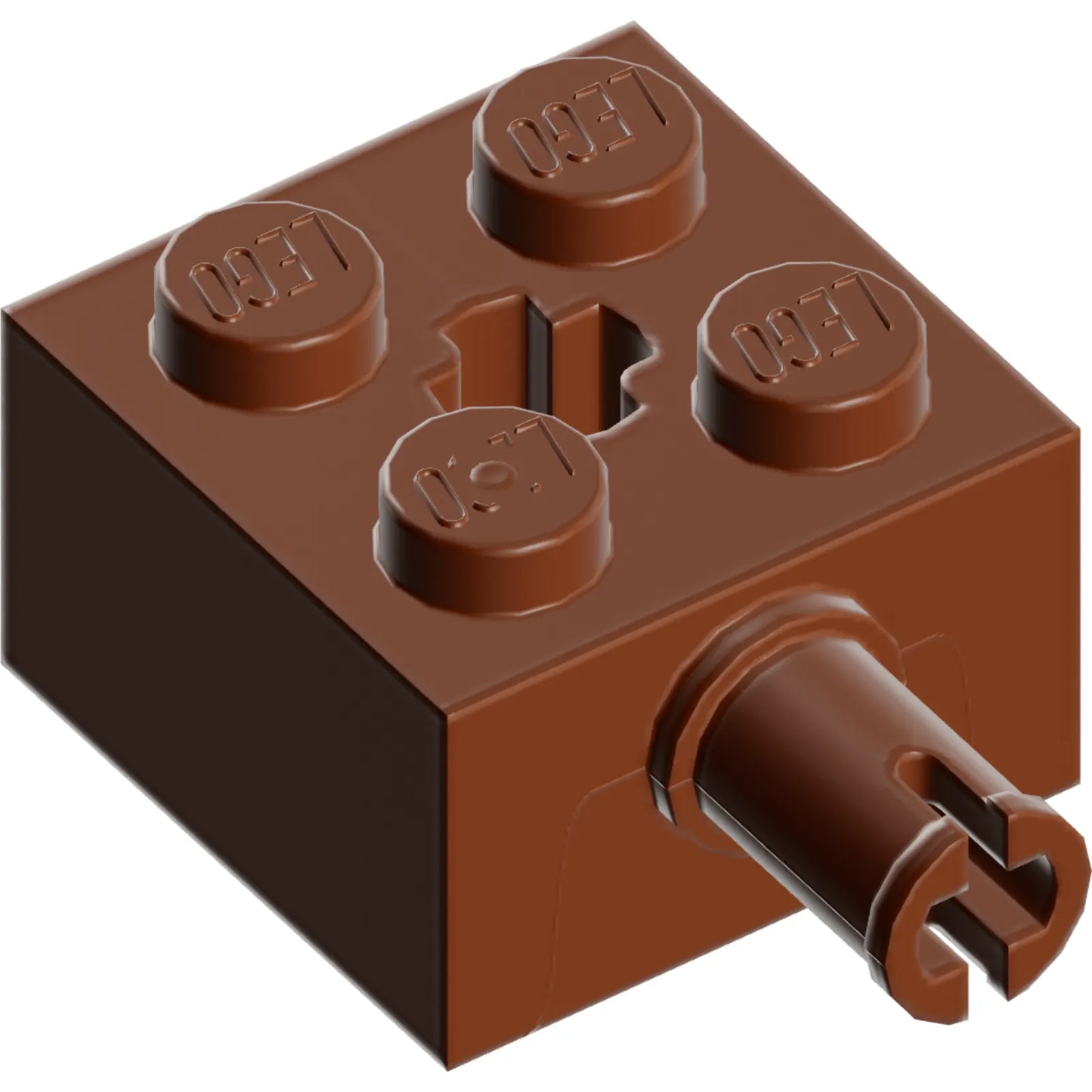 Part 6232 - Brick, Modified 2 x 2 with Pin and Axle Hole