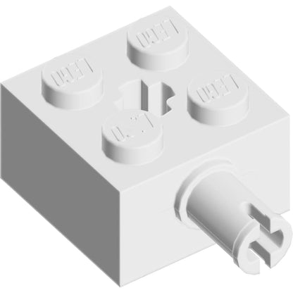 Part 6232 - Brick, Modified 2 x 2 with Pin and Axle Hole