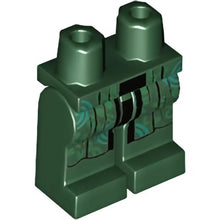 Part 970c00pb0840 - Hips and Legs with Long Robe Ends, Bright Green and Bright Light Blue Design Pattern