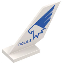 Part 6239pb073 - Tail Shuttle with 'POLICE' and Eagle Head with Wing Pattern on Both Sides