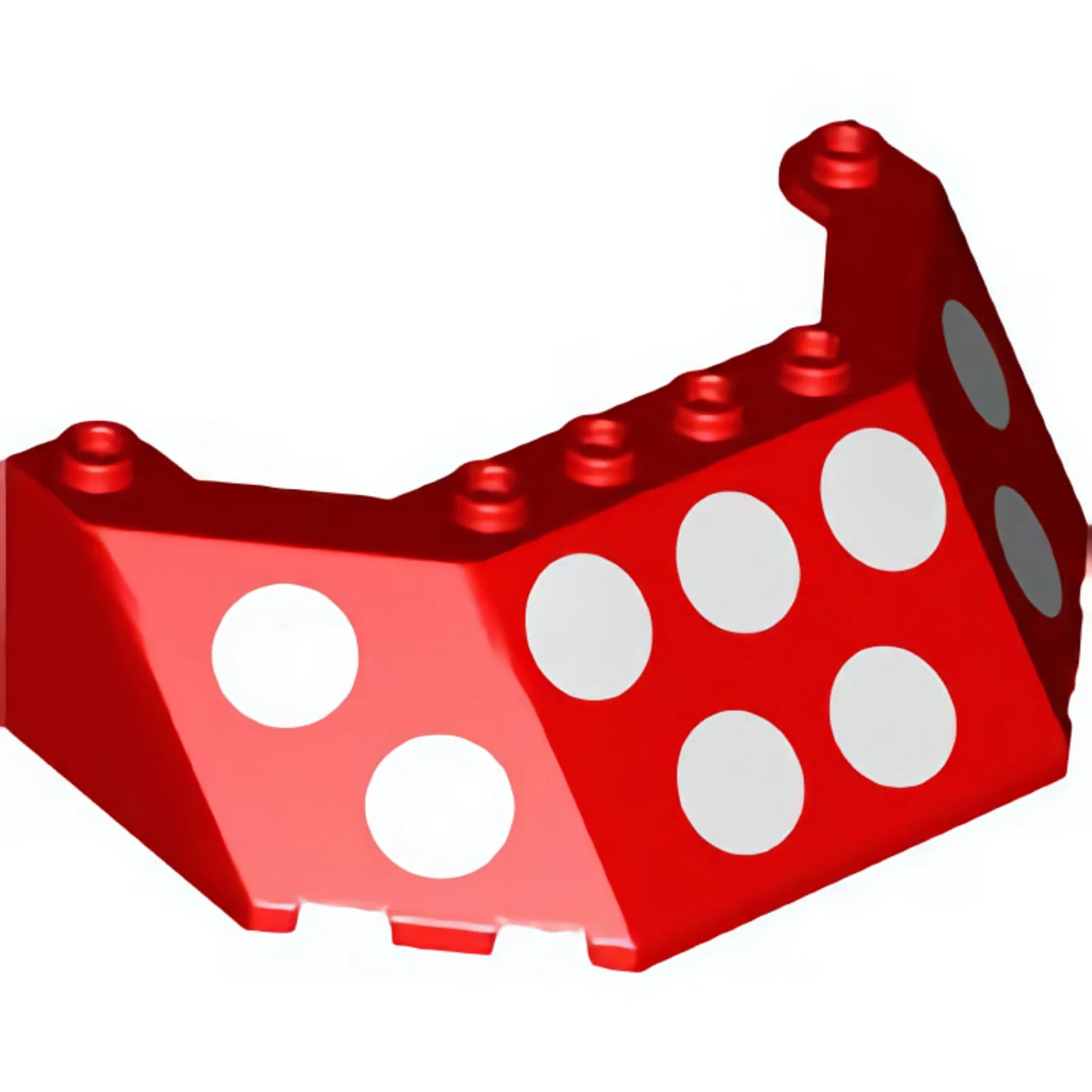 Part 62576pb06 - Windscreen 5 x 8 x 2 with White Polka Dots Pattern