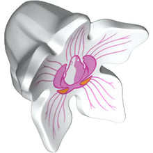Part 54001pb02 - Minifigure, Headgear Hood with 5 Large Petals with Bright Pink and Dark Pink Orchid Flower Pattern