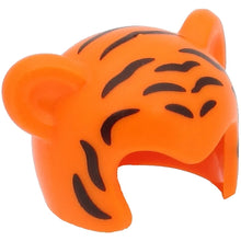 Part 65590pb02 - Minifigure, Headgear Cap, Cat with Black Tiger Stripes Pattern