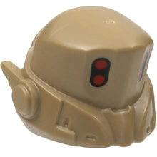Part 1598pb01 - Minifigure, Headgear Helmet Space, Right Antenna, Pronounced Brow, 4 Red Dots Pattern