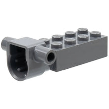 Teil 71100 - Stein, modifiziert 2 x 4 mit Reißleinenschiene und Stiftsockel (Ninjago Spinjitzu-Kreisel)