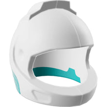 Part 49663pb03 - Minifigure, Headgear Helmet Space, City Astronaut with Molded Dark Turquoise Neck Base Pattern