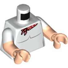 Part 973pb4480c01 - Torso T-Shirt with Red Neckerchief Pattern / Light Nougat Arms with Molded White Short Sleeves Pattern / Light Nougat Hands