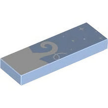 Part 63864pb292 - Tile 1 x 3 with White Pumpkin Part, Dots and Sparkles Pattern