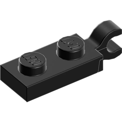 Part 63868 - Plate, Modified 1 x 2 with Clip on End (Horizontal Grip)