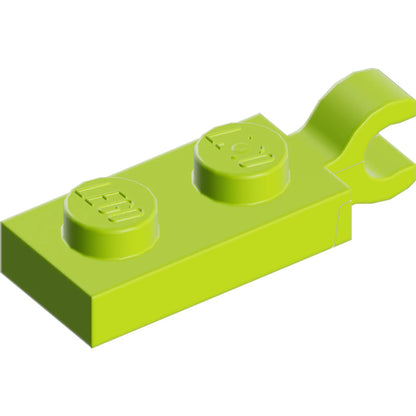 Part 63868 - Plate, Modified 1 x 2 with Clip on End (Horizontal Grip)