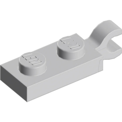 Part 63868 - Plate, Modified 1 x 2 with Clip on End (Horizontal Grip)