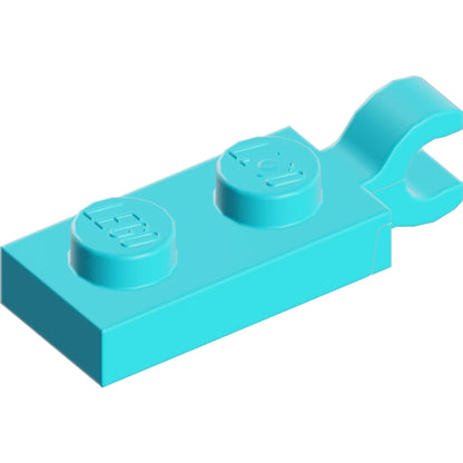 Part 63868 - Plate, Modified 1 x 2 with Clip on End (Horizontal Grip)