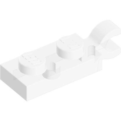 Part 63868 - Plate, Modified 1 x 2 with Clip on End (Horizontal Grip)