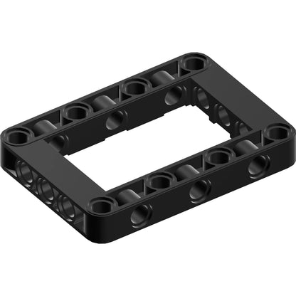 Teil 64179 - Technik, Liftarm, modifizierter Rahmen, dick, 5 x 7, offene Mitte