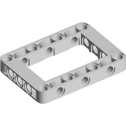Teil 64179 - Technik, Liftarm, modifizierter Rahmen, dick, 5 x 7, offene Mitte