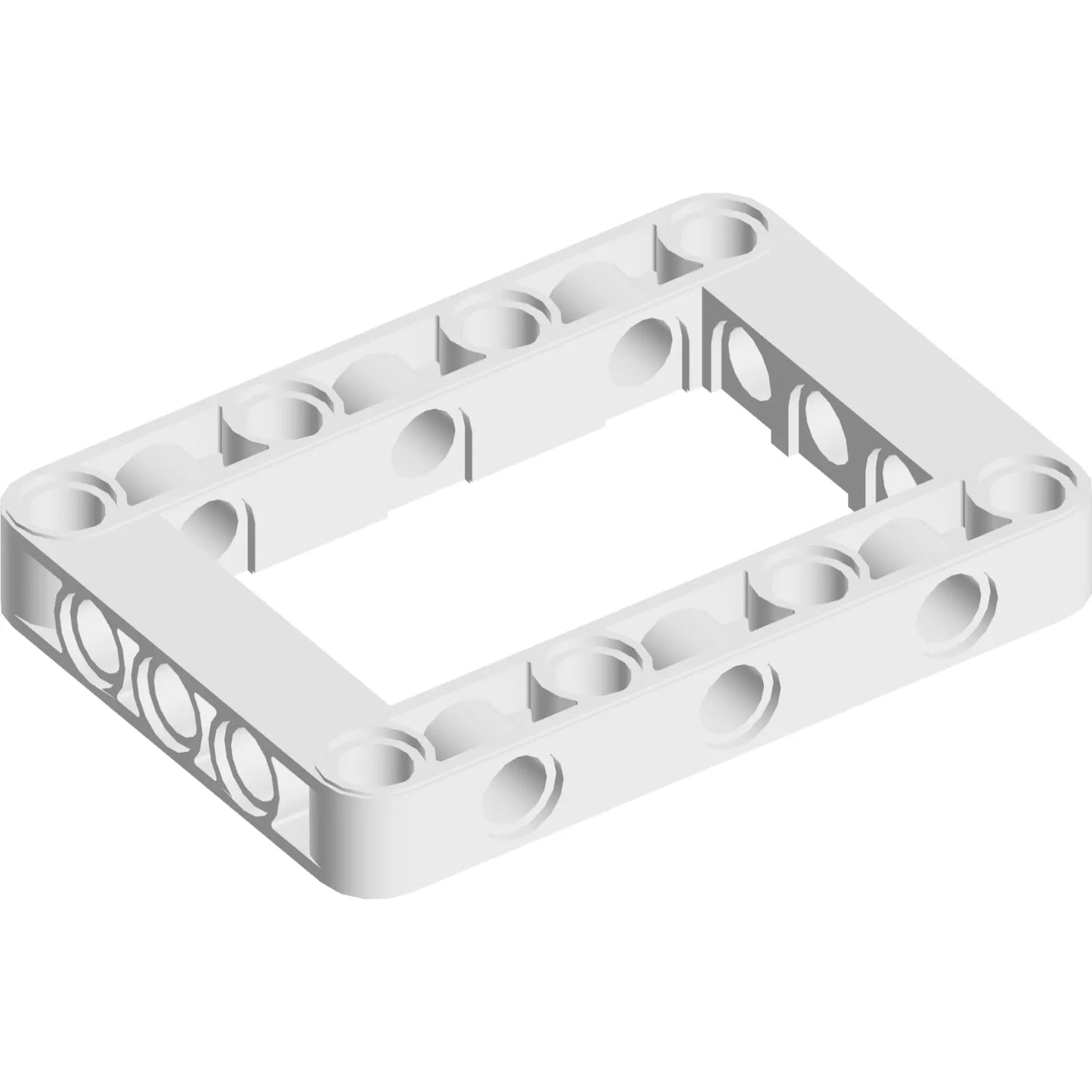 Teil 64179 - Technik, Liftarm, modifizierter Rahmen, dick, 5 x 7, offene Mitte