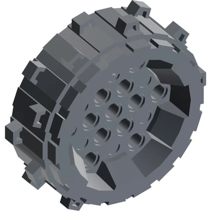 Part 64711 - Wheel Hard Plastic with Small Cleats