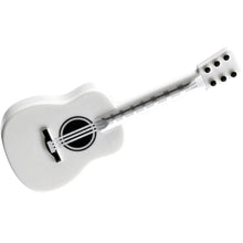Part 25975pb02 - Minifigure, Utensil Musical Instrument, Guitar Acoustic with Silver Strings and Black Tuning Knobs Pattern