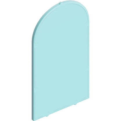 Part 65066 - Glass for Door Frame 1 x 6 x 7 Arched with Notches and Rounded Pillars