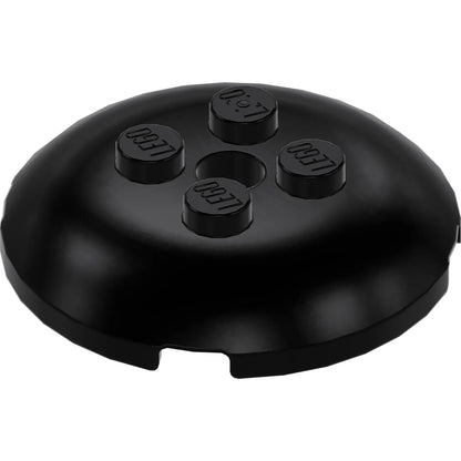 Part 65138 - Brick, Round 4 x 4 x 2/3 Dome Top with Hole