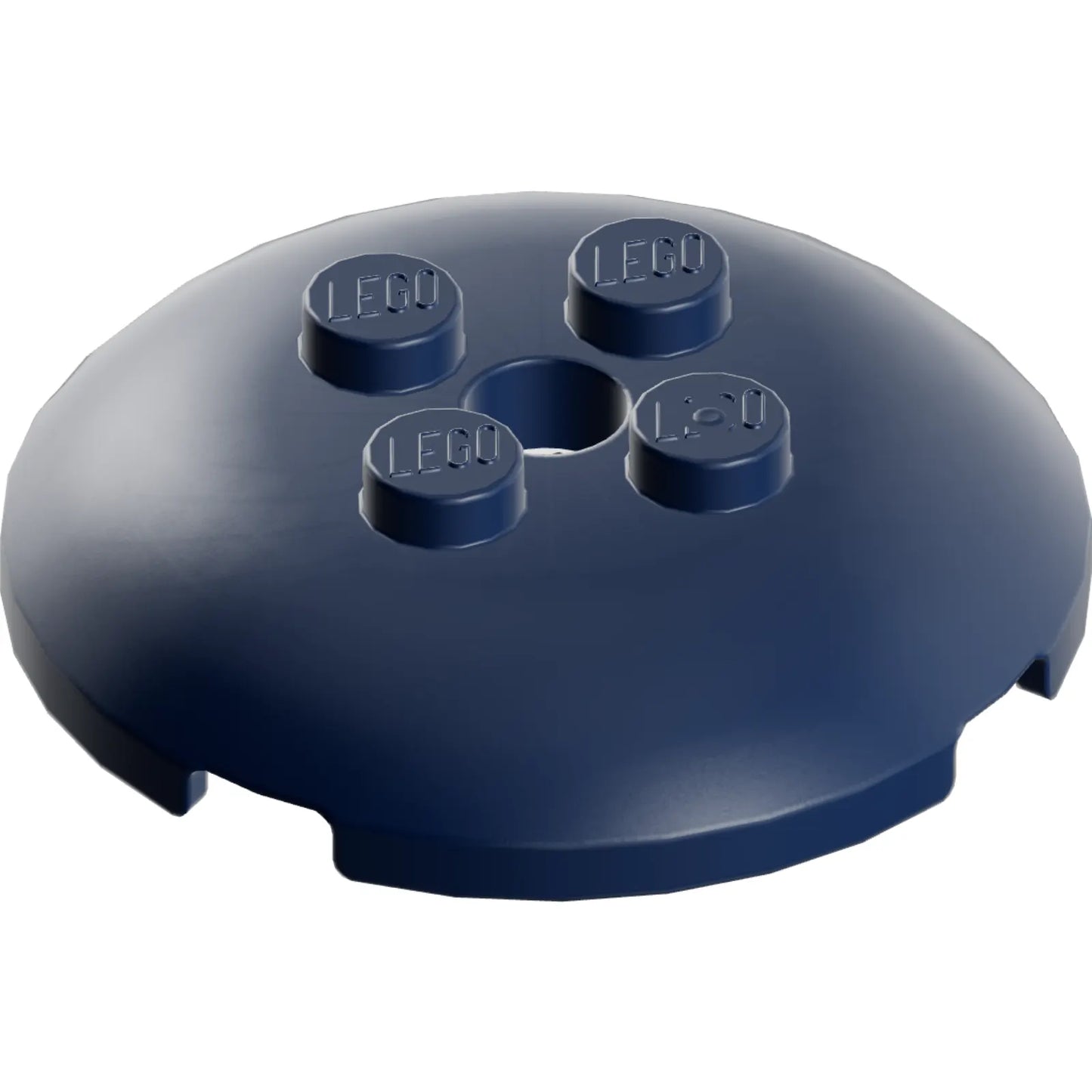 Part 65138 - Brick, Round 4 x 4 x 2/3 Dome Top with Hole