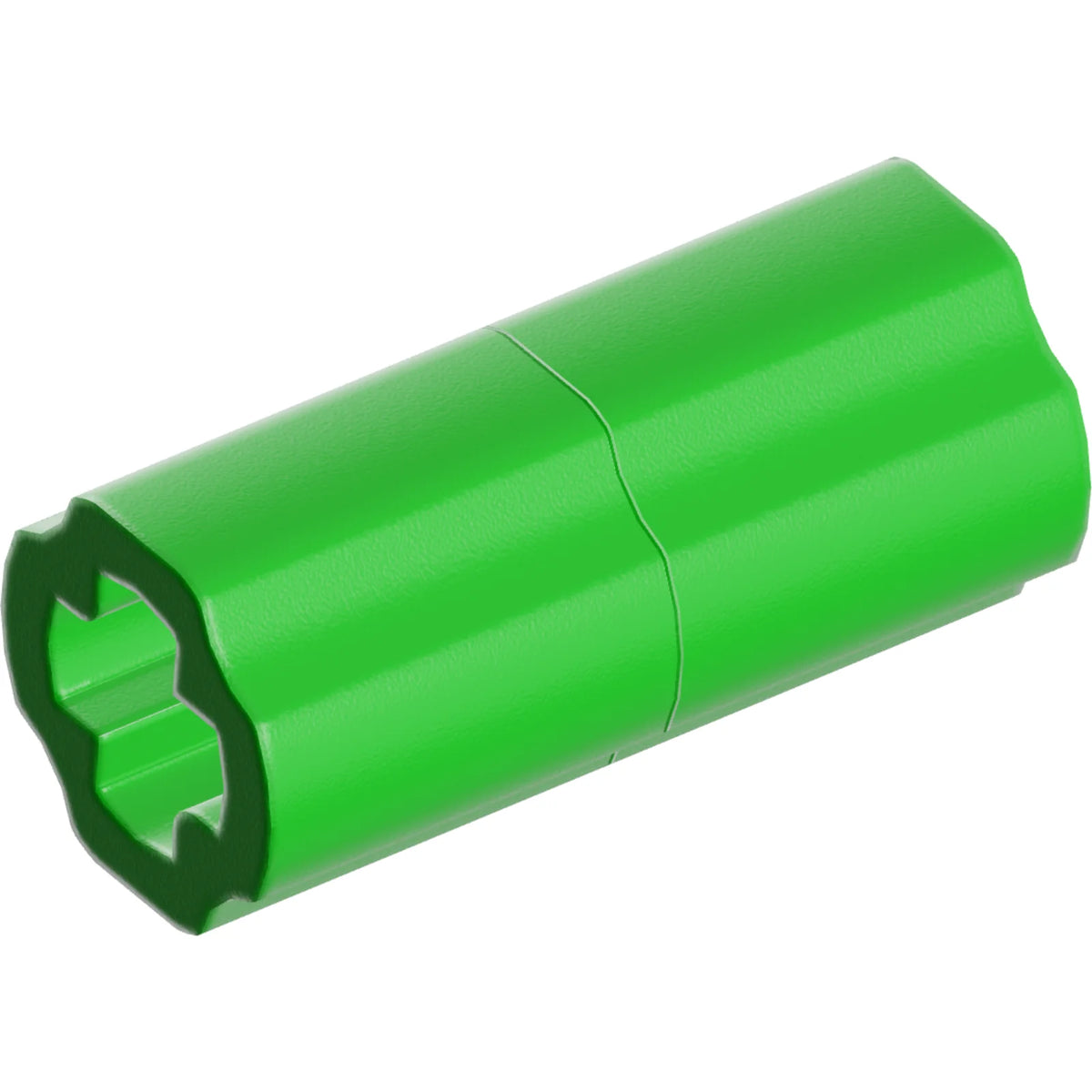 Part 6538c - Technic, Axle Connector 2L (Smooth with x Hole + Orientation)