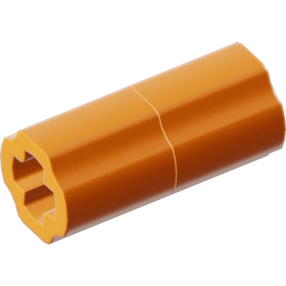 Part 6538c - Technic, Axle Connector 2L (Smooth with x Hole + Orientation)