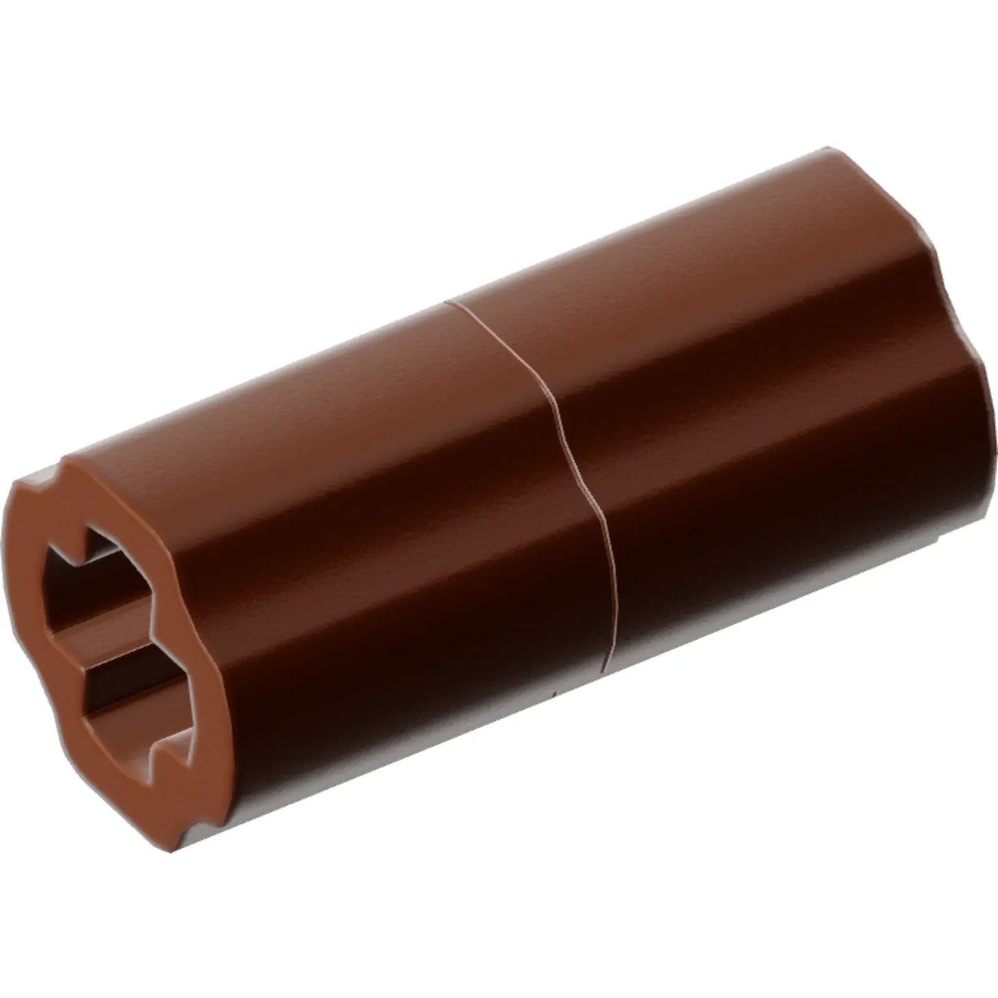 Part 6538c - Technic, Axle Connector 2L (Smooth with x Hole + Orientation)