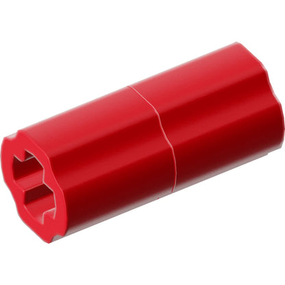 Part 6538c - Technic, Axle Connector 2L (Smooth with x Hole + Orientation)