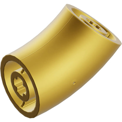 Part 65473 - Brick, Round 2 x 2 D. 45 degrees Elbow (25.5mm Standing Height)