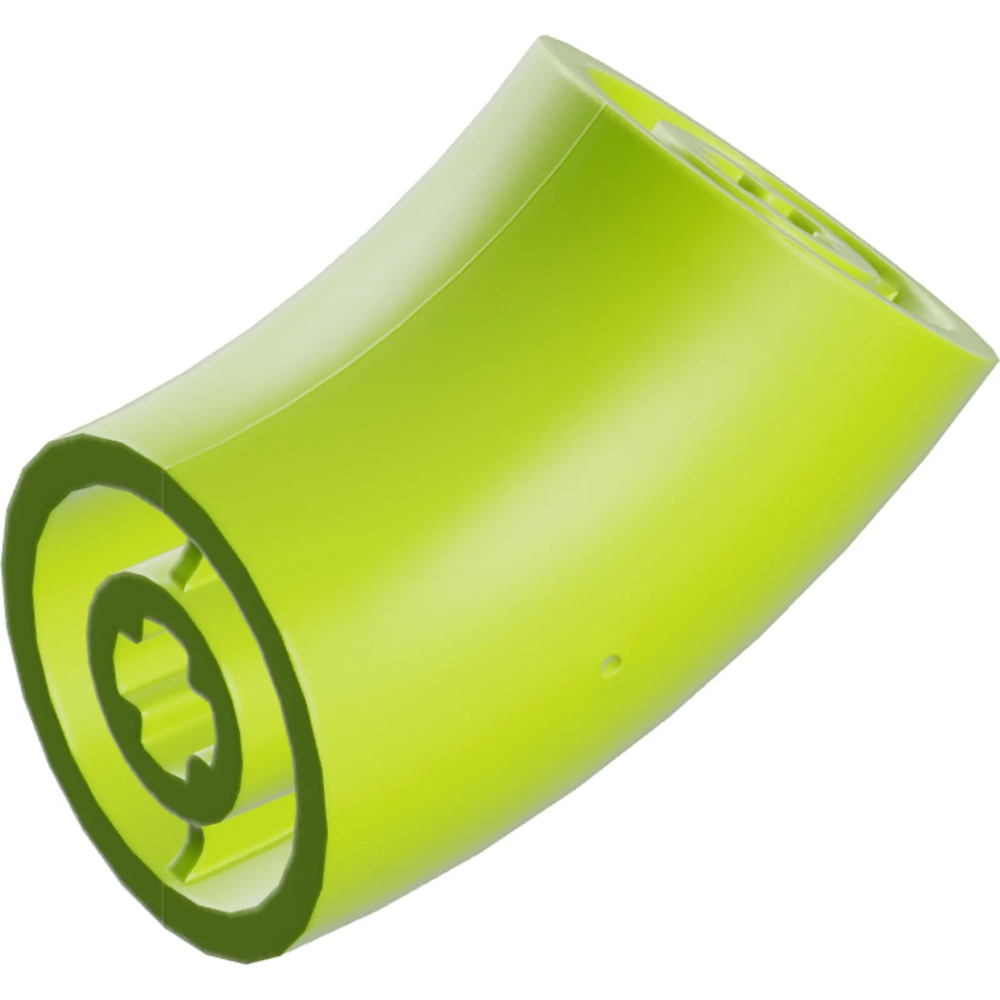 Part 65473 - Brick, Round 2 x 2 D. 45 degrees Elbow (25.5mm Standing Height)