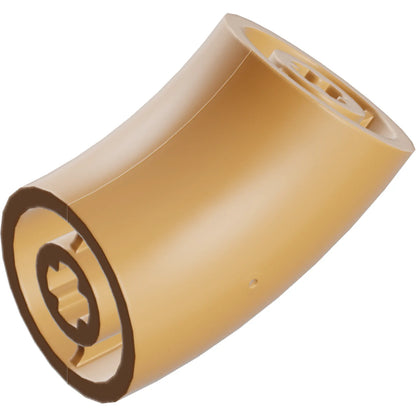 Part 65473 - Brick, Round 2 x 2 D. 45 degrees Elbow (25.5mm Standing Height)
