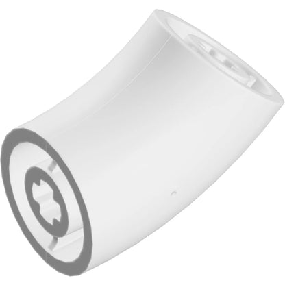 Part 65473 - Brick, Round 2 x 2 D. 45 degrees Elbow (25.5mm Standing Height)