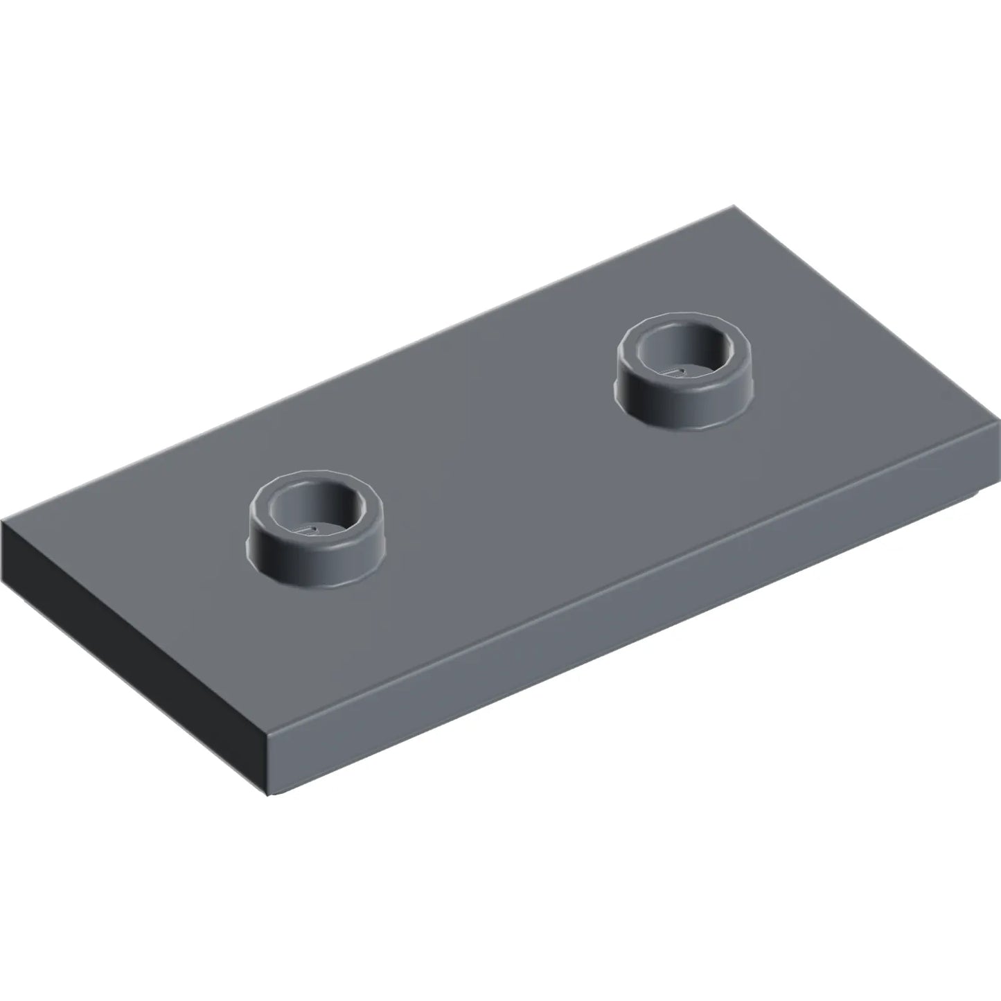 Part 65509 - Plate, Modified 2 x 4 with 2 Studs (Double Jumper)