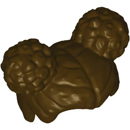 Part 65579 - Minifigure, Hair Female, Parted in Middle with 2 Buns on Top