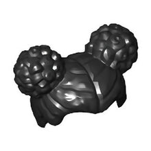 Part 65579 - Minifigure, Hair Female, Parted in Middle with 2 Buns on Top