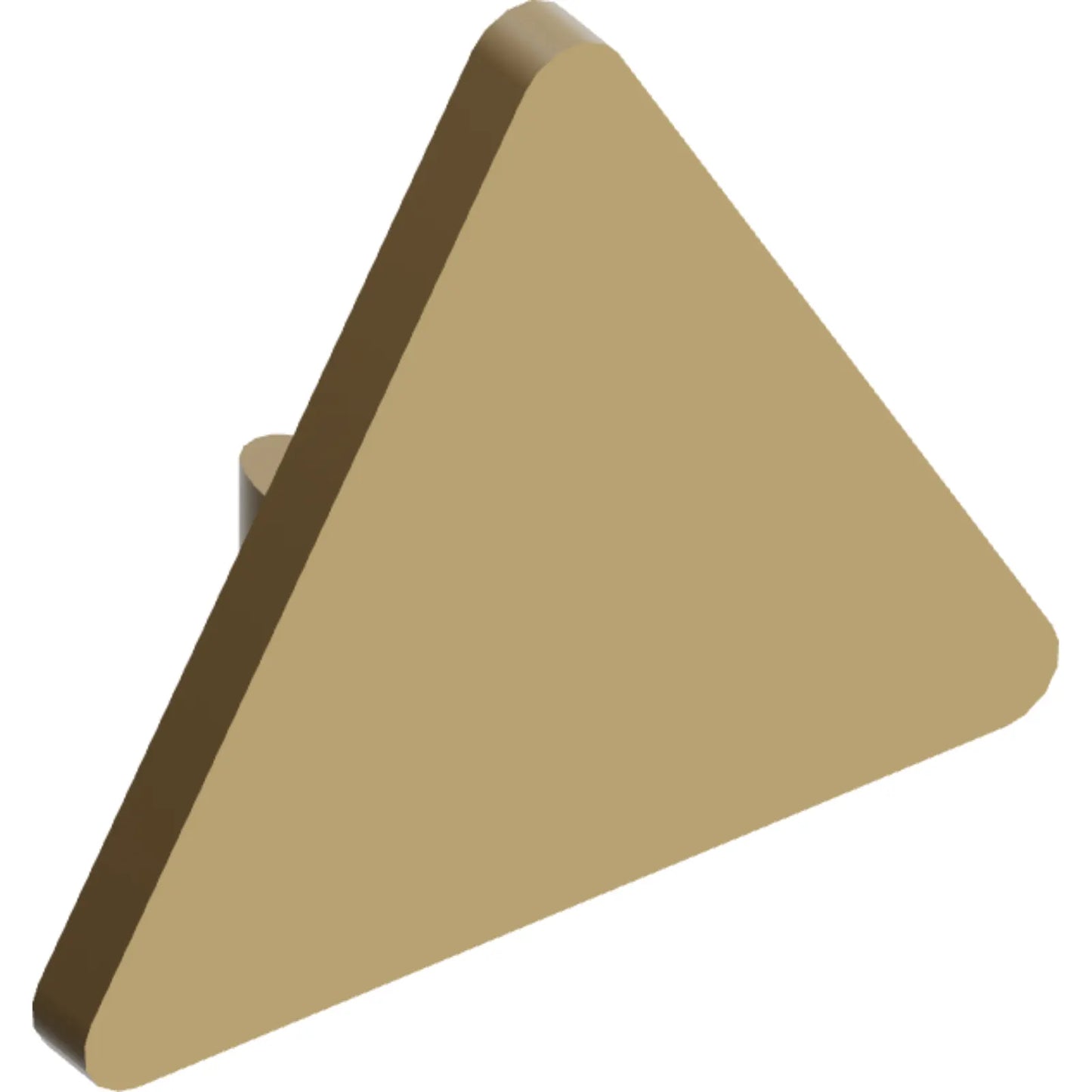 Part 65676 - Road Sign 2 x 2 Triangle with Open O Clip