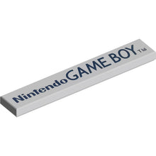 Part 6636pb382 - Tile 1 x 6 with Dark Blue 'Nintendo GAME BOY' Pattern