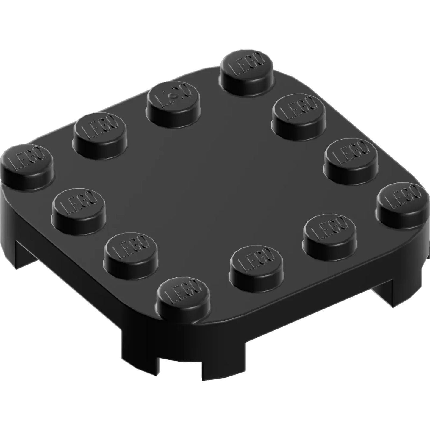 Part 66792 - Plate, Modified 4 x 4 with Rounded Corners and 4 Feet