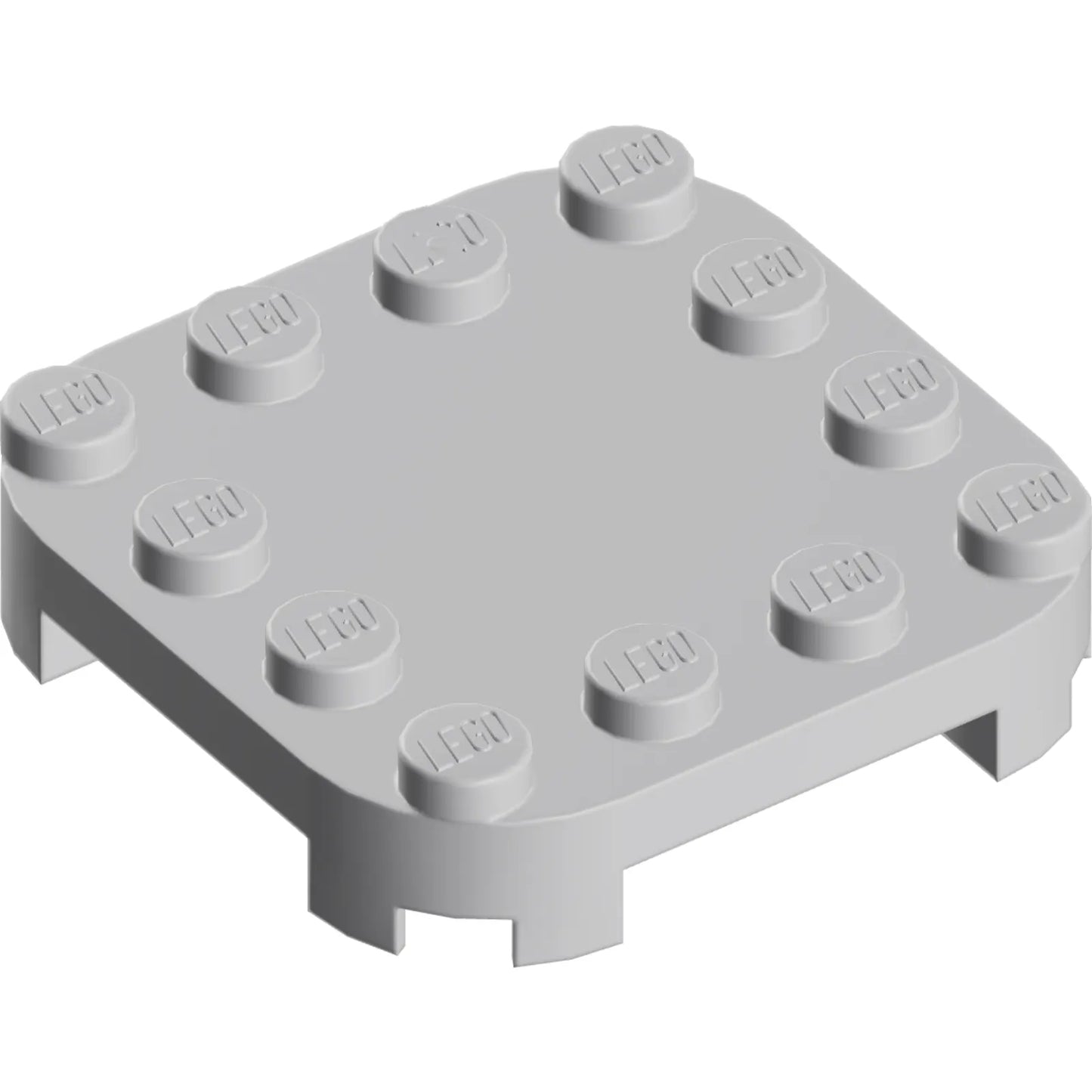 Part 66792 - Plate, Modified 4 x 4 with Rounded Corners and 4 Feet