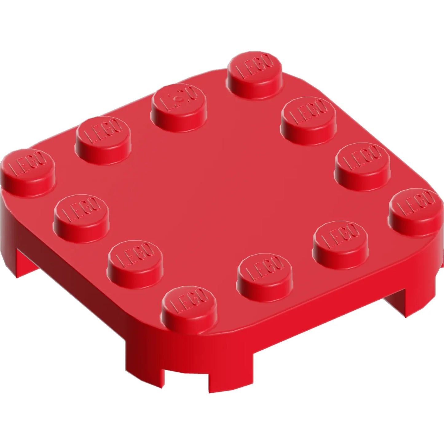 Part 66792 - Plate, Modified 4 x 4 with Rounded Corners and 4 Feet