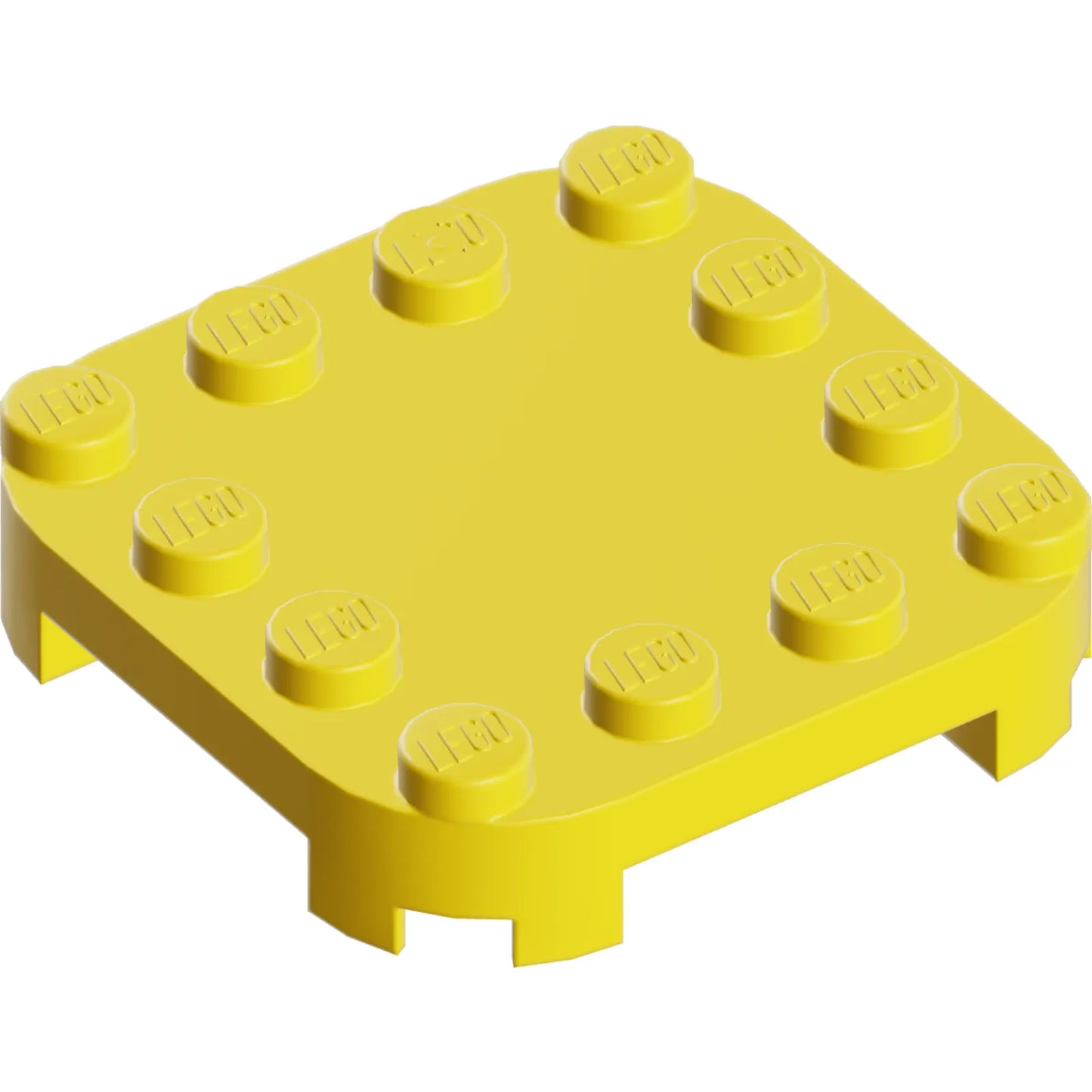 Part 66792 - Plate, Modified 4 x 4 with Rounded Corners and 4 Feet