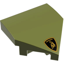 Teil 66956pb11 - Keil 2 x 2 x 2/3 spitz mit Lamborghini-Logo-Muster