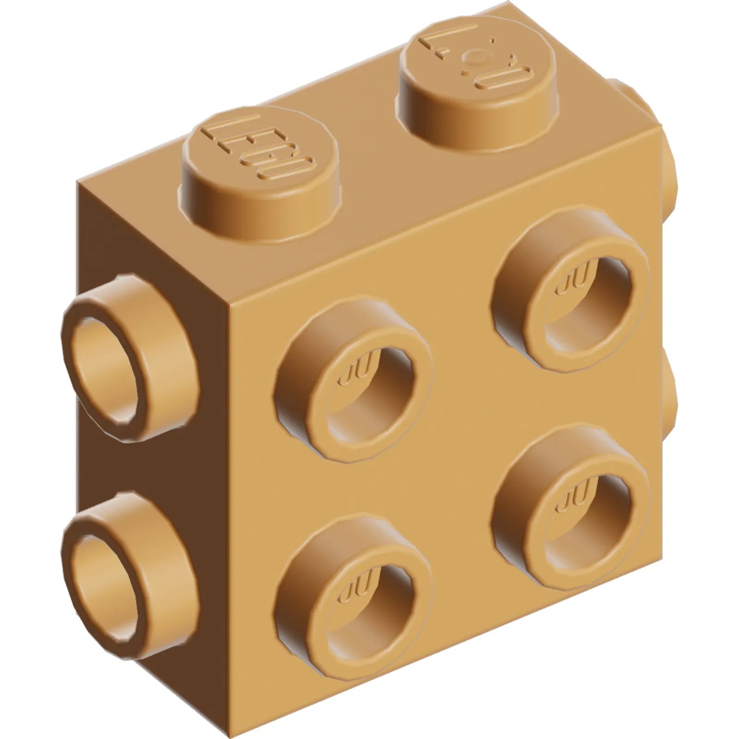 Teil 67329 - Stein, modifiziert 1 x 2 x 1 2/3 mit Noppen an den Seiten und Enden