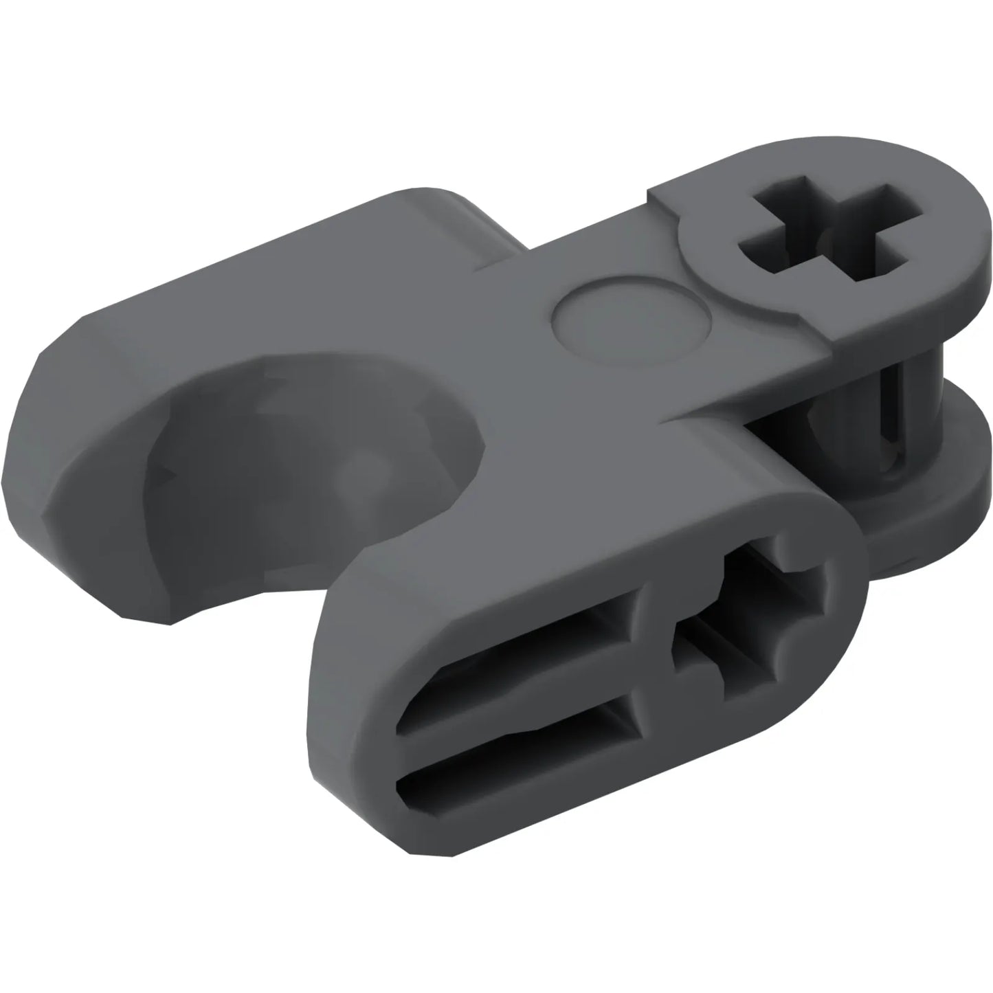 Part 67695 - Technic, Axle Connector 2 x 3 with Ball Joint Socket - Closed Sides, Straight Forks with Closed Axle Holes