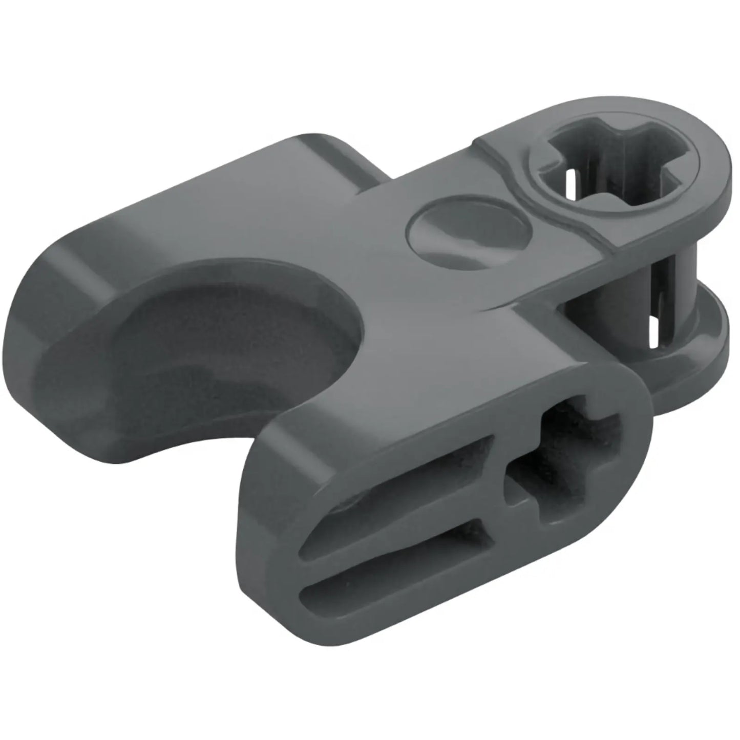 Part 67695 - Technic, Axle Connector 2 x 3 with Ball Joint Socket - Closed Sides, Straight Forks with Closed Axle Holes