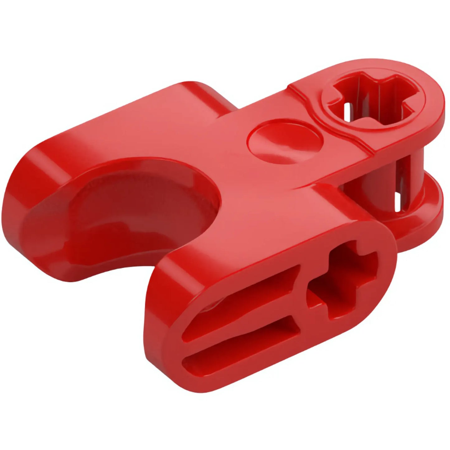 Part 67695 - Technic, Axle Connector 2 x 3 with Ball Joint Socket - Closed Sides, Straight Forks with Closed Axle Holes