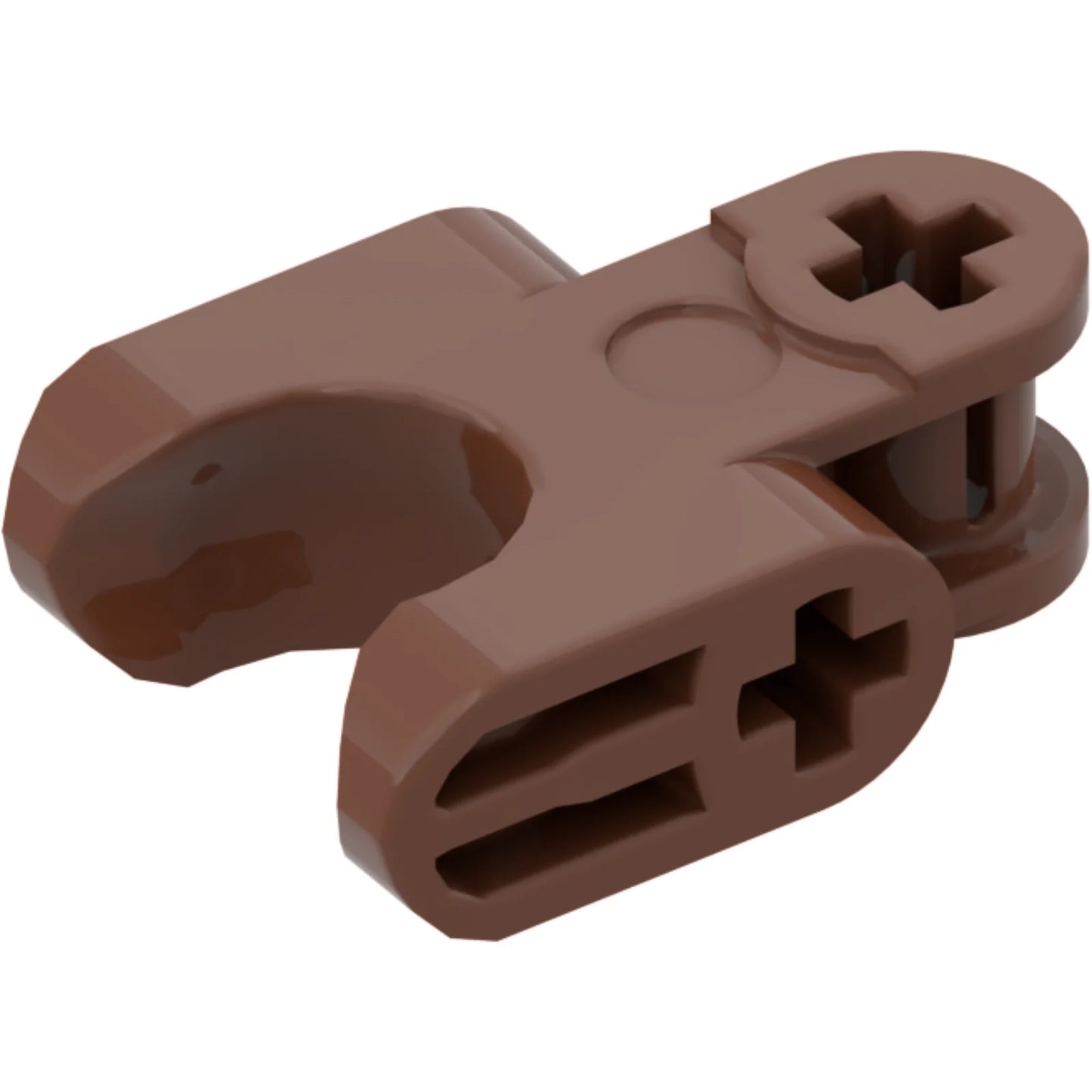 Part 67695 - Technic, Axle Connector 2 x 3 with Ball Joint Socket - Closed Sides, Straight Forks with Closed Axle Holes