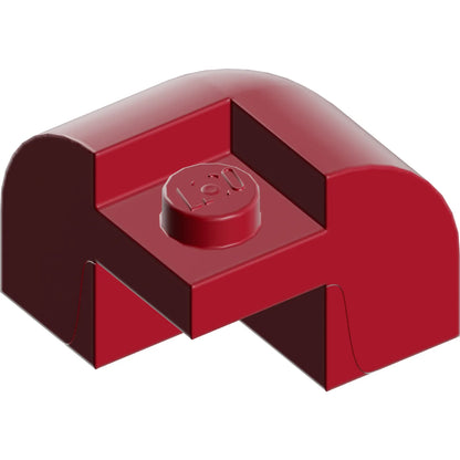 Part 67810 - Slope, Curved 2 x 2 x 1 1/3 Corner Round with Recessed Stud